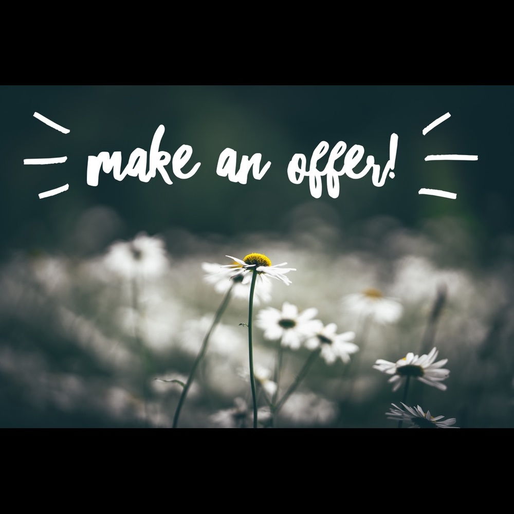 All reasonable offers accepted!